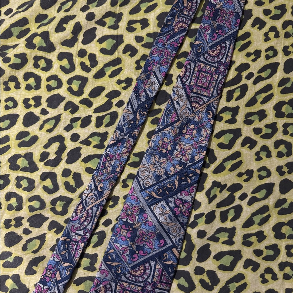 Christian Dior Monsieur Colorful Paisley Silk Scarf